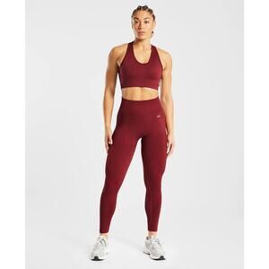 AYBL Balance V2 Seamless Leggings Rumba‎ Red Size Small